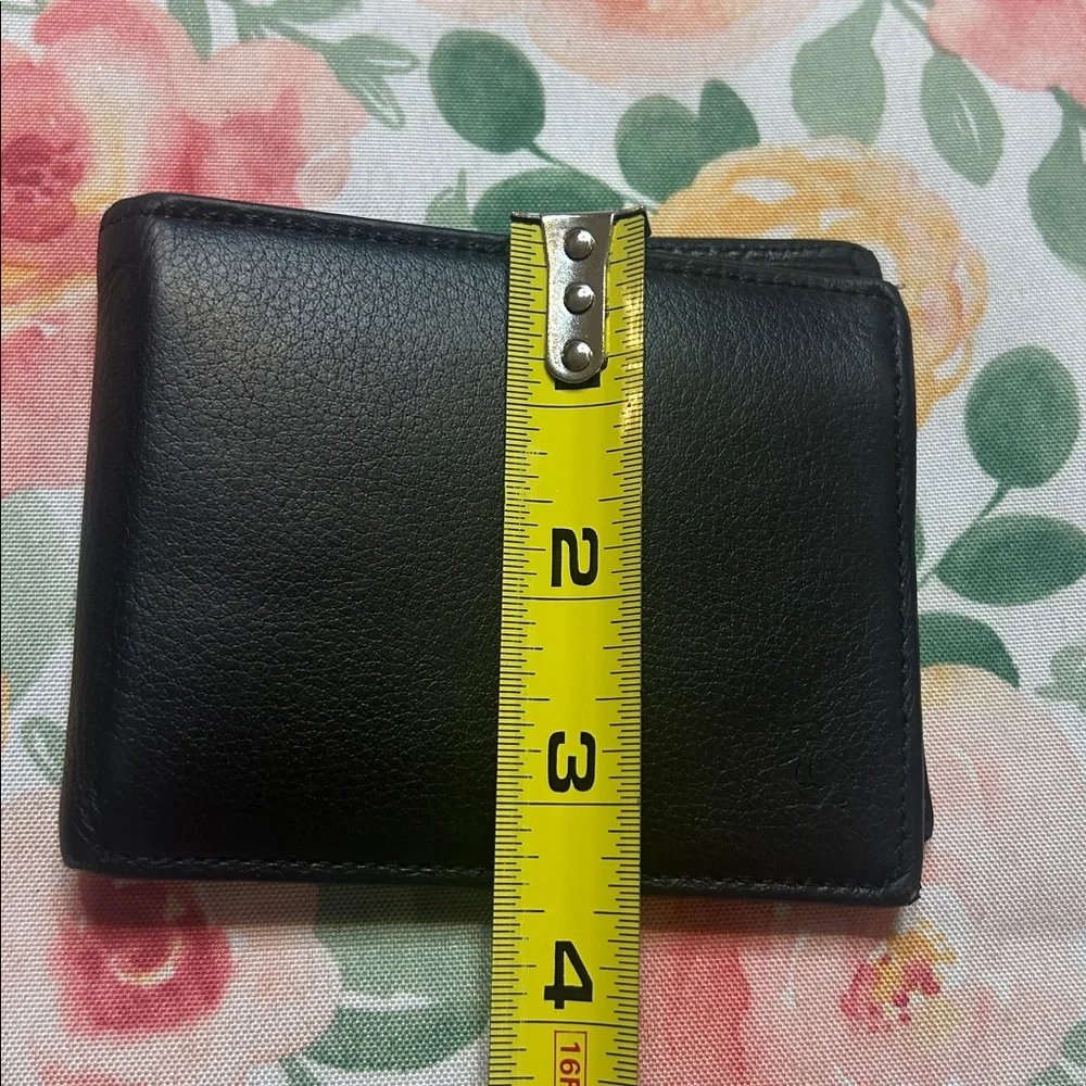 Original Penguin Black Premium Leather Bifold Wallet